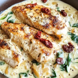 Creamy Keto Tuscan Chicken