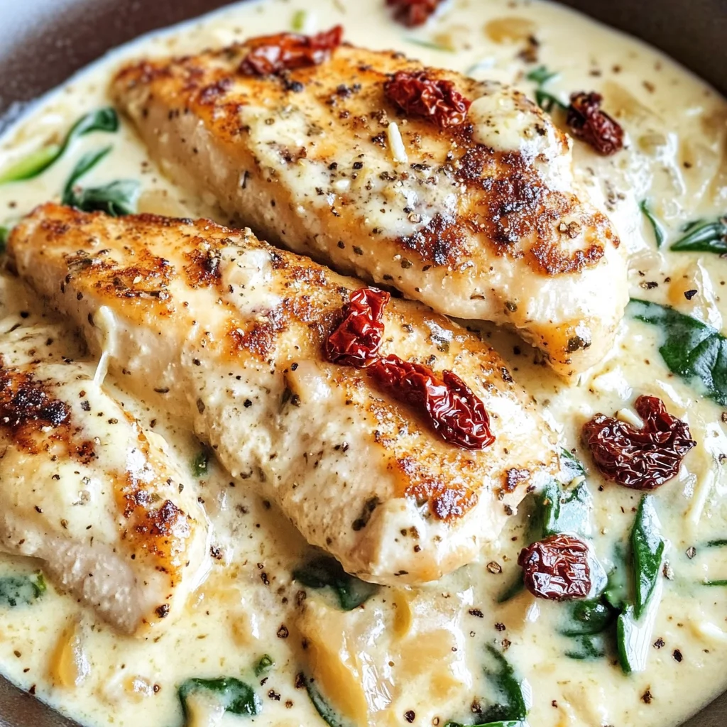 Creamy Keto Tuscan Chicken