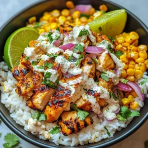 Easy Street Corn Chicken Rice Bowl