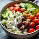Fresh Mediterranean Quinoa Bowl - Homefoodkitchen