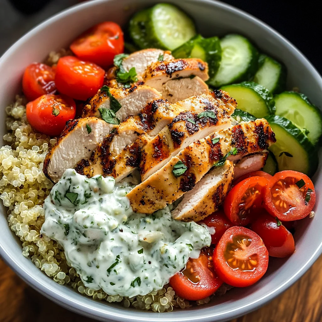 Greek Chicken Bowls