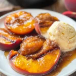 Grilled Peaches with Cinnamon and Brown Sugar