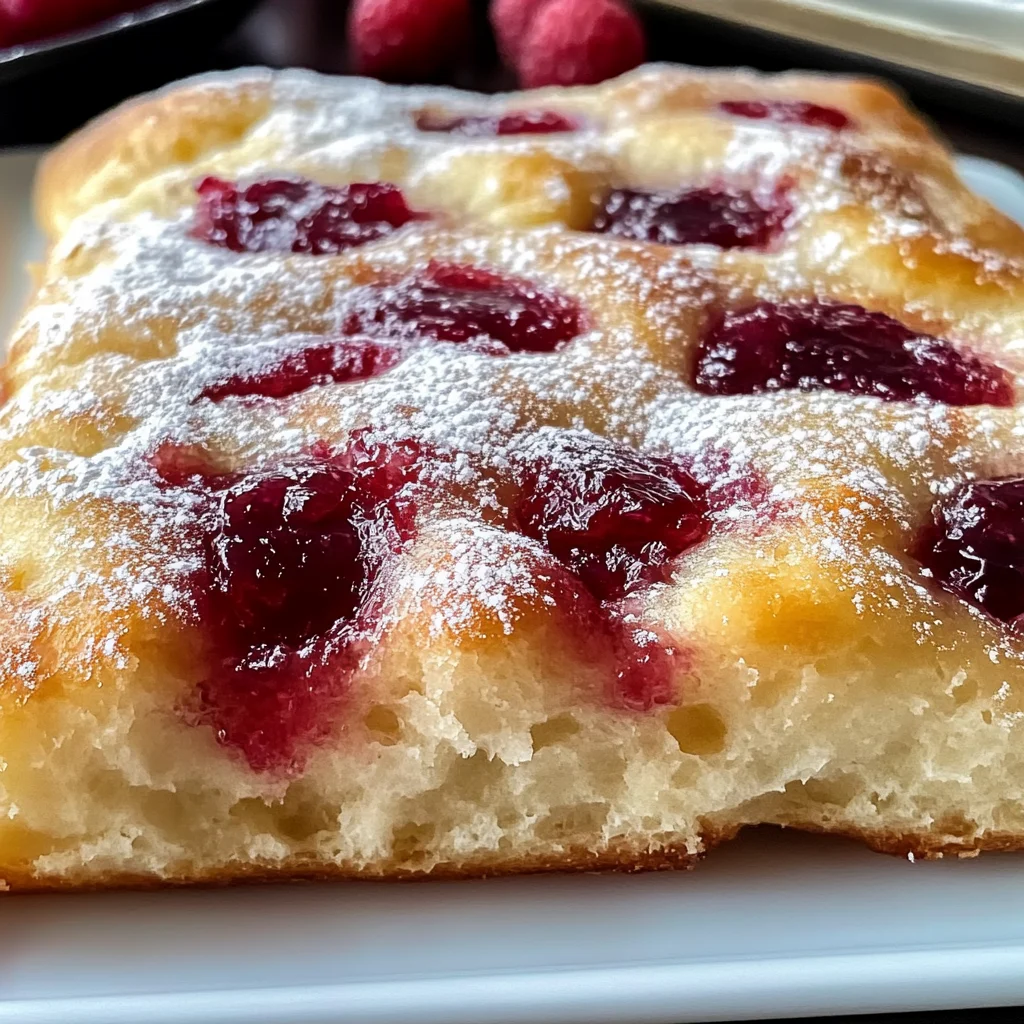 Homemade Jam Donut Focaccia: Sweet Bliss for Brunch Lovers