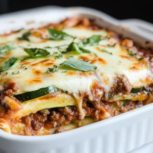 Keto Zucchini Lasagna