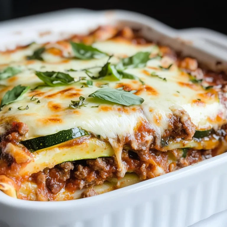 Keto Zucchini Lasagna