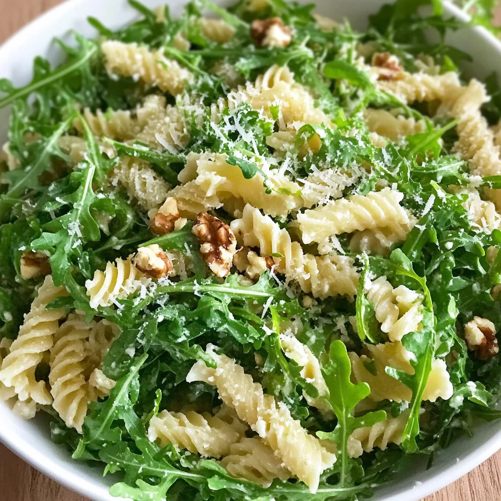 Lemon Arugula Pasta Salad