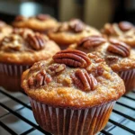 Pecan Pie Brown Sugar Muffins That Will Brighten Your Mornings