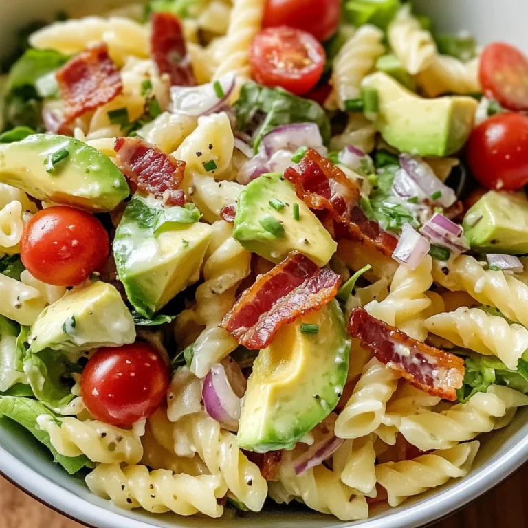 Quick Gluten Free Dairy Free BLT Pasta Salad