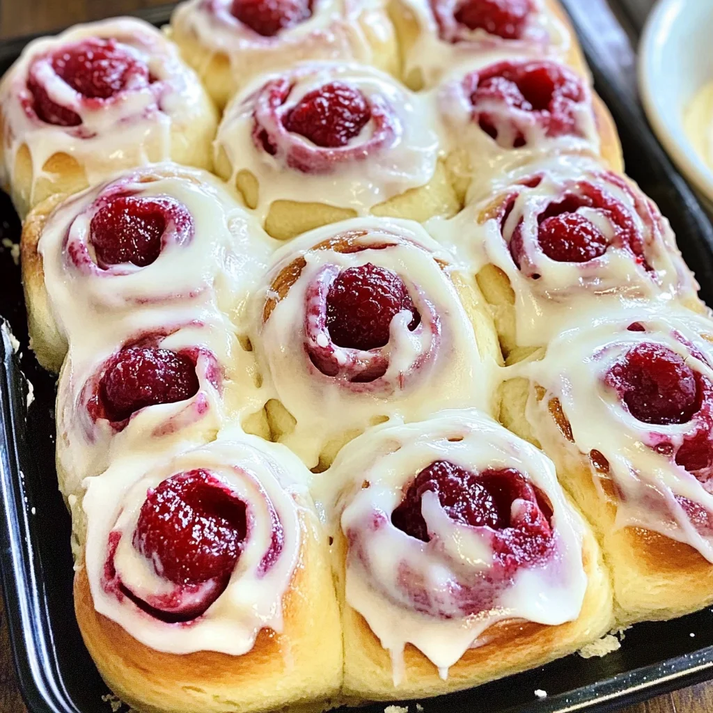 Raspberry Sweet Rolls