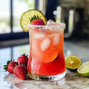 Strawberry Lemonade Margaritas