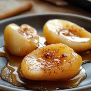 Sweet Cinnamon Honey Baked Pears - Homefoodkitchen
