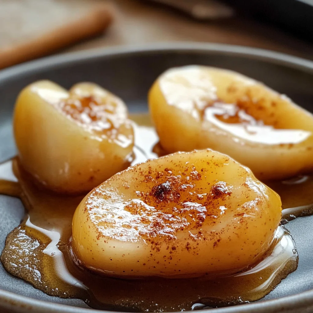 Sweet Cinnamon Honey Baked Pears - Homefoodkitchen