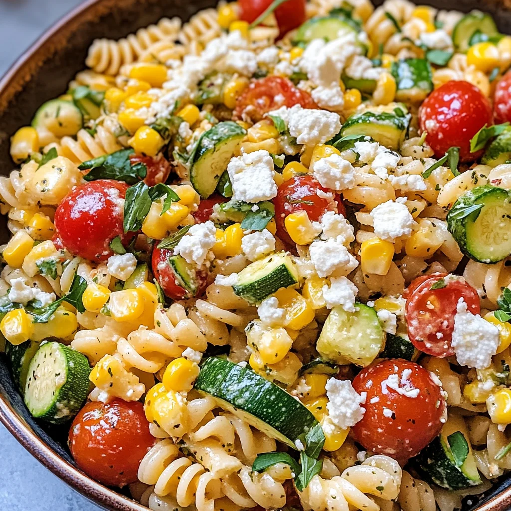 Tomato Corn Pasta Salad