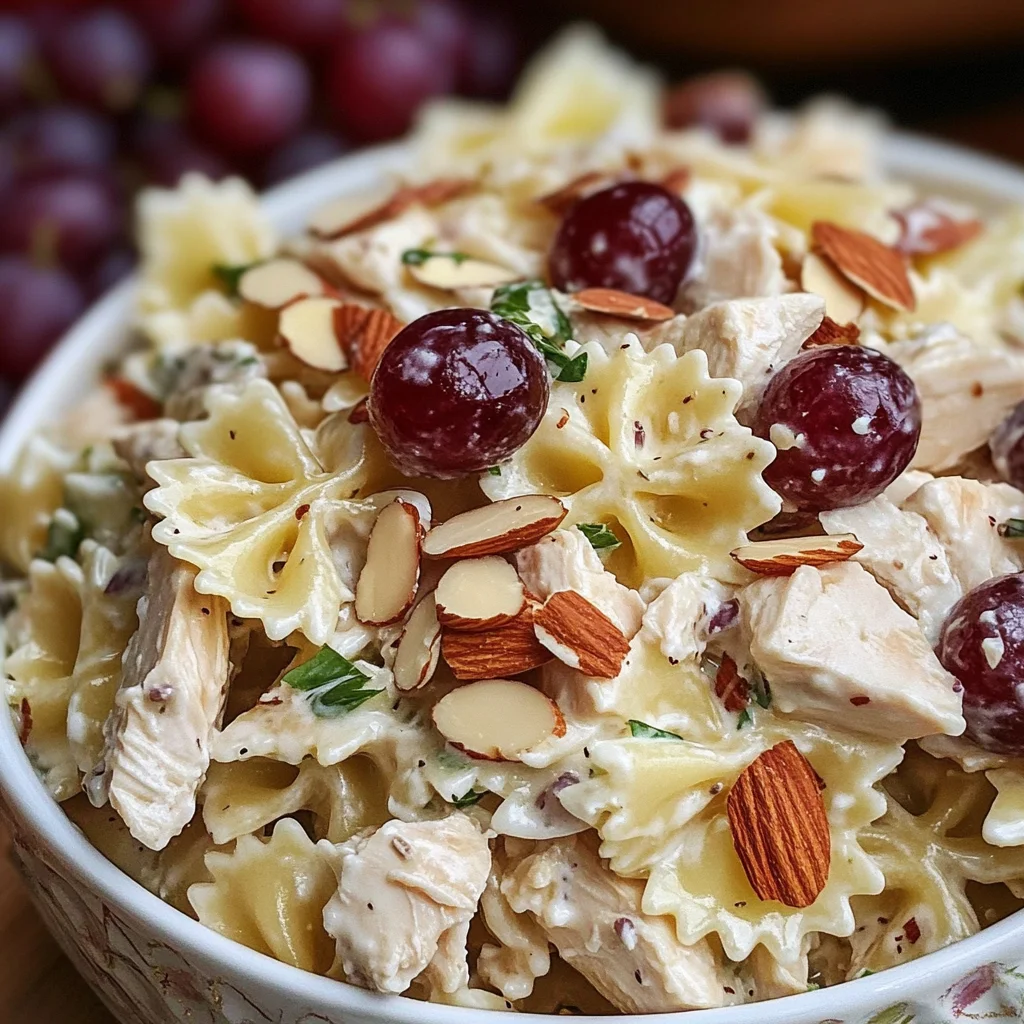 Waldorf Chicken Pasta Salad