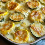 Zucchini and Yellow Squash Au Gratin