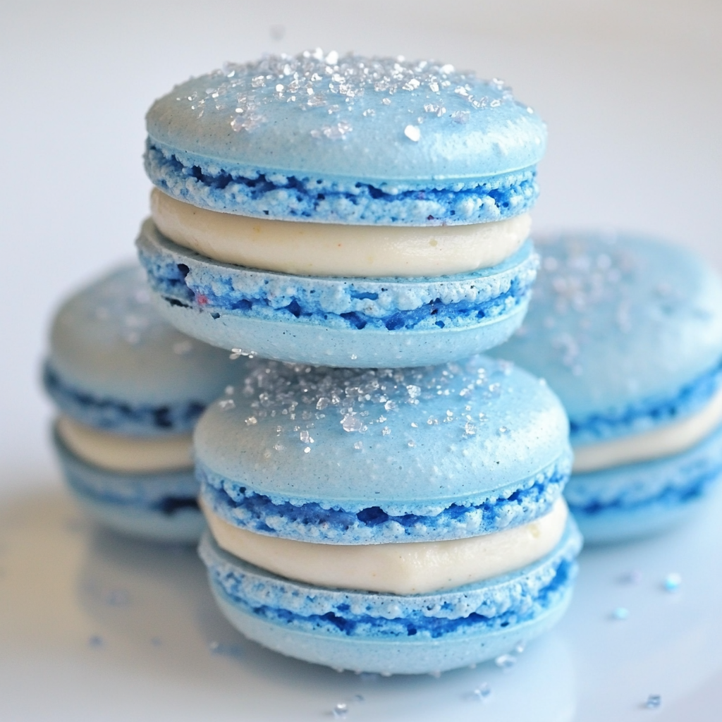Blue Raspberry Macarons Recipe