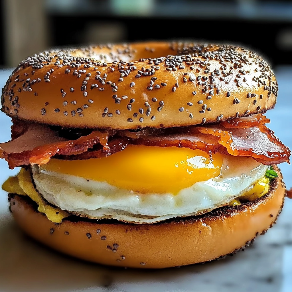 Keto Bagel Breakfast Sandwich