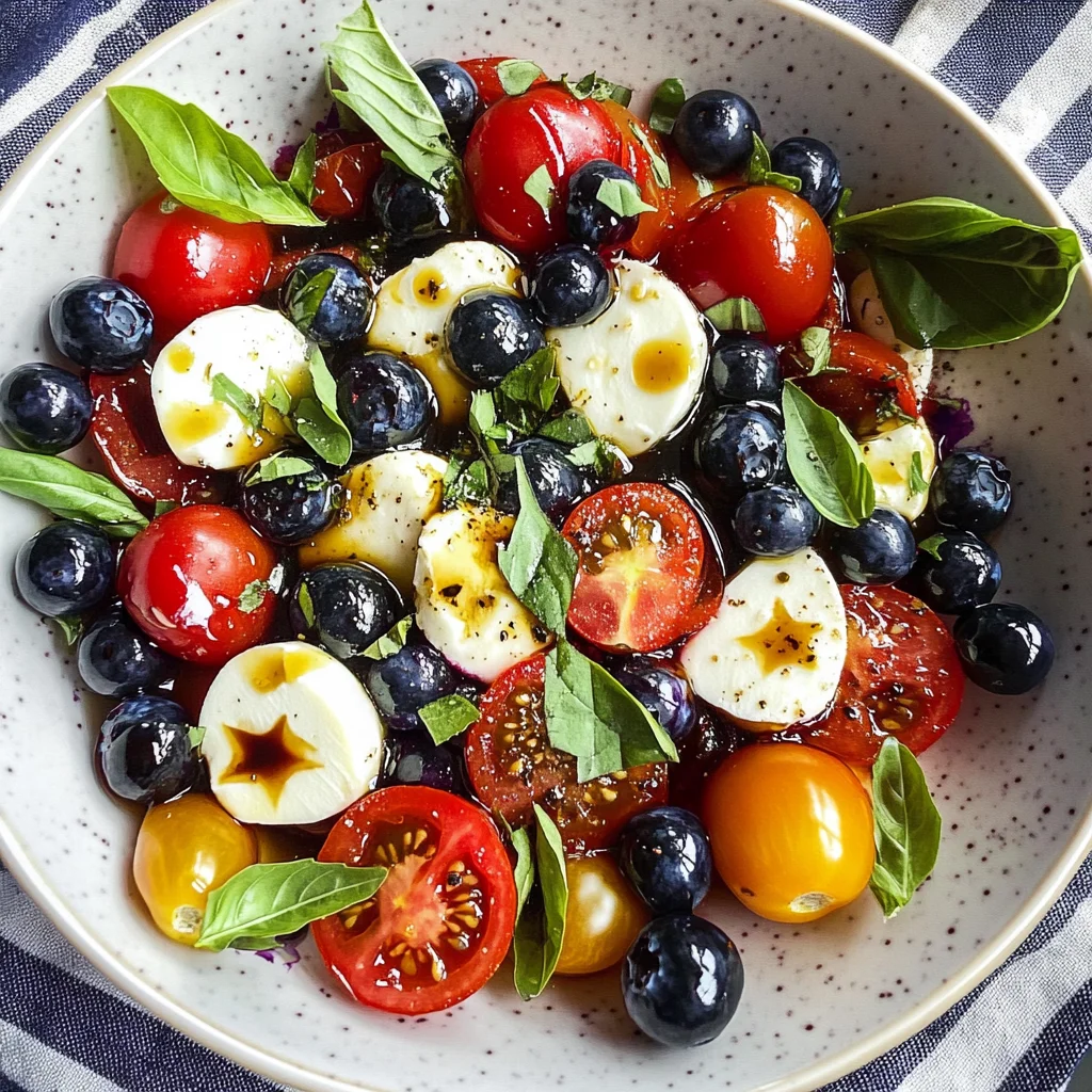 Blueberry Tomato Caprese