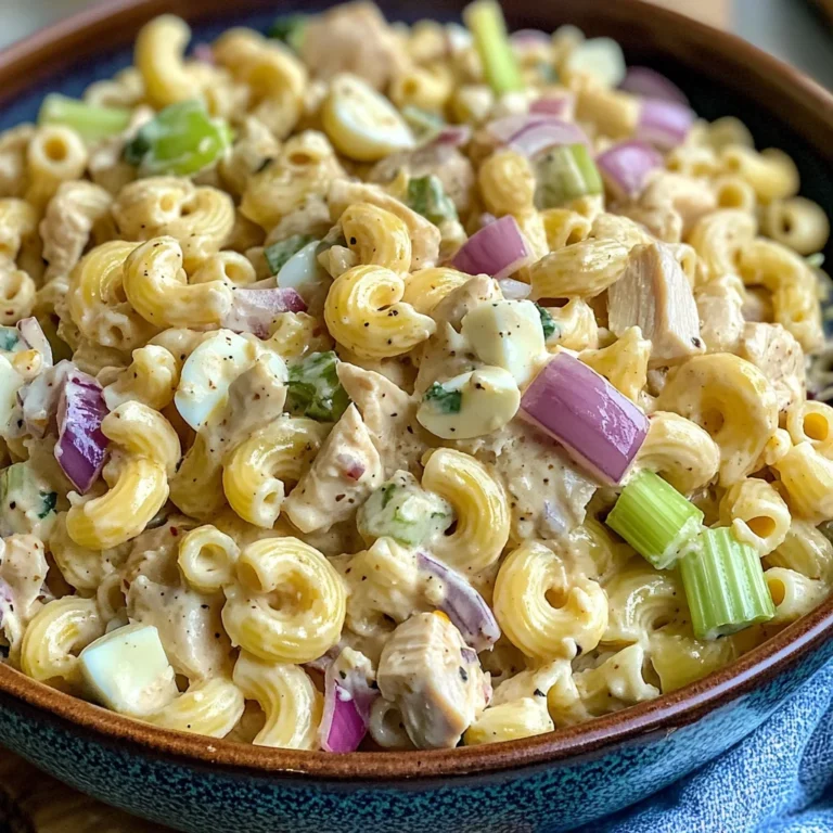 Chicken Macaroni Pasta Salad