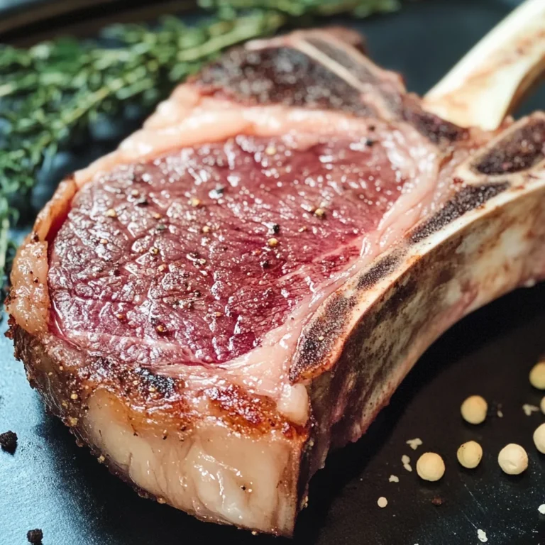 Grilled Dry Aged Tomahawk Steak