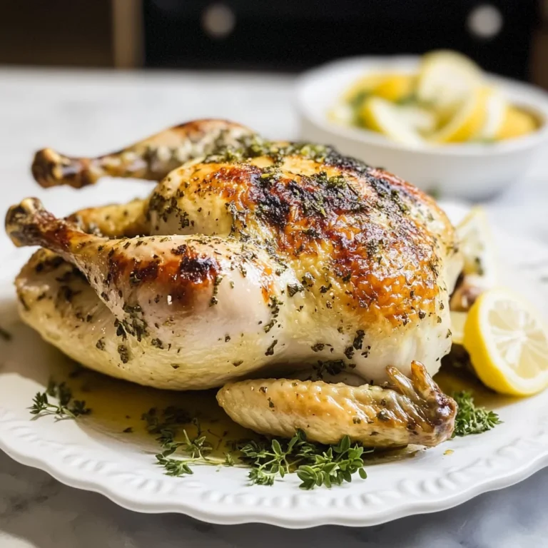 Keto Lemon Herb Rotisserie Chicken