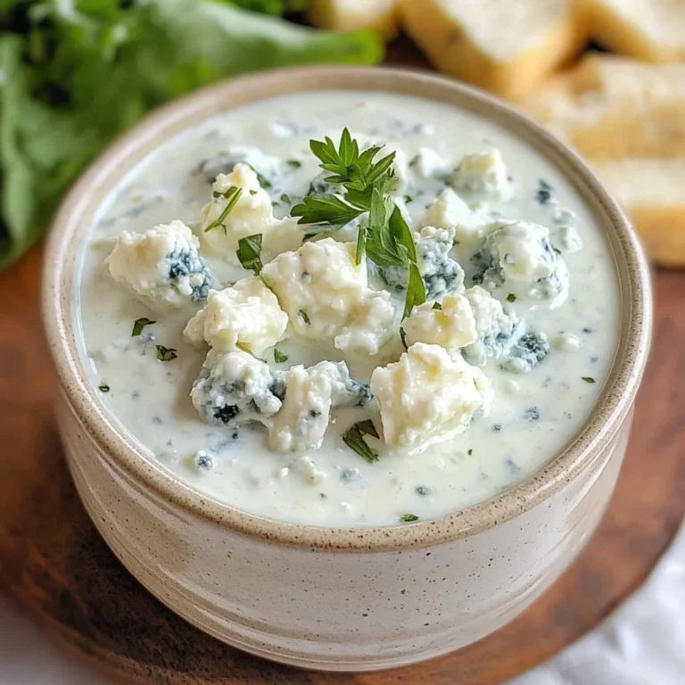 The Best Chunky Homemade Blue Cheese Dressing