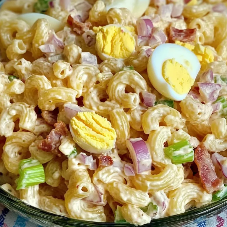 Turkey Bacon And Egg Pasta Salad